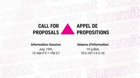 Summit 2022 – Call for Proposals Q&A | Sommet 2022 - séance d’information