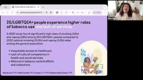 Smoke Break: Practical Strategies to Improve the Health of 2S/LGBTQIA+ People Who Smoke